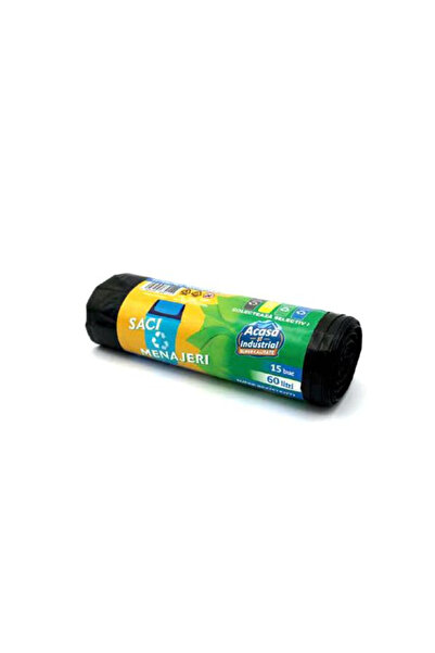 KLINTENSIV Saci Menajeri Negri - Klintensiv, 60 l, 260 g, 15 buc