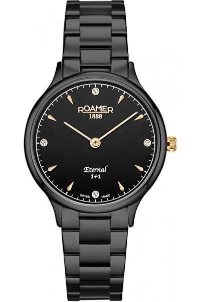 Roamer ceas de damă 863857 45 55 50, negru, clasic, pentru cupluri