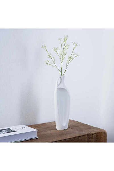 PAN HOME Artificial Gypsophila Single Stem H60cm - White
