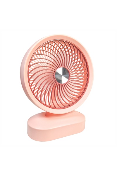 Naimeed Company Ventilator, cu baterie, Naimeed D5851, USB, Roz, 197x255x78mm