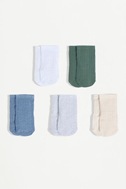 LEFTIES Kaymaz uzun çorap (5'li Pack)