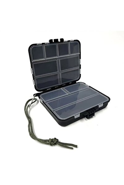 OEM Cutie mică pentru accesorii de pescuit, 12 compartimente, 120 x 105 x 35 mm