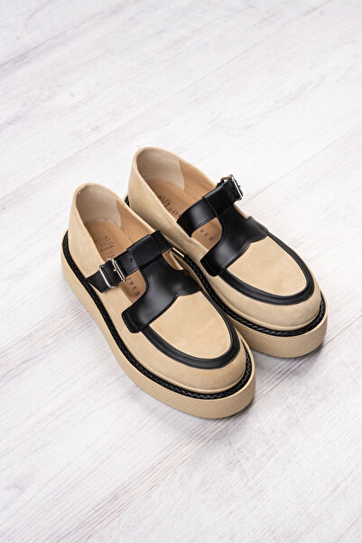 exclusives.ro Pantofi Celi - Combo Bej