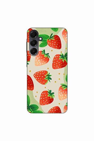 OEM Husa compatibila cu Samsung Galaxy A16 Silicon Gel Tpu Model Capsuni Pattern