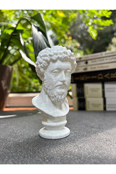 KALIPDIŞI 3D Dekoratif Marcus Aurelius Büstü - Capitol Müzesi Stoacı Filozof ...
