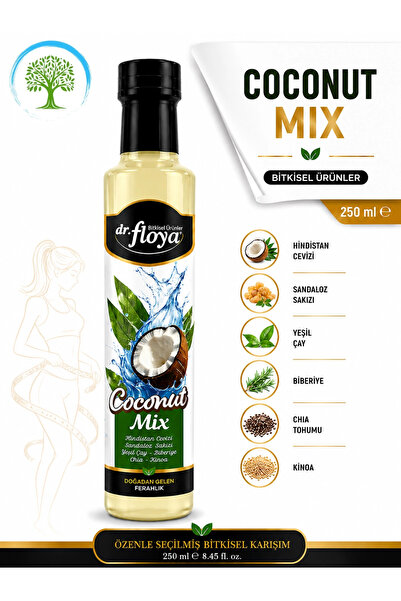 Dr. Floya Dr.Floya Coconut Mix 250 ml | Hindistan Cevizi, Yeşil Çay, Kinoa İç...