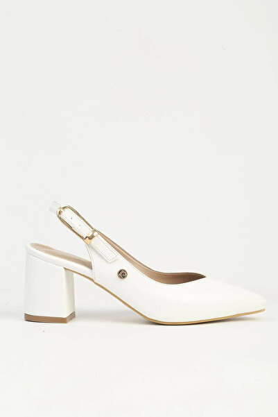 Pierre Cardin Open Back Comfortable Women's Heeled Shoes