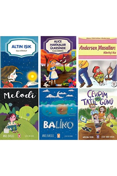 Timaş Çocuk İLKOKUL 1.2.VE 3.SINIF OKUMA SETİ Melodi,Balino,Çevrim Dışı Tatil...