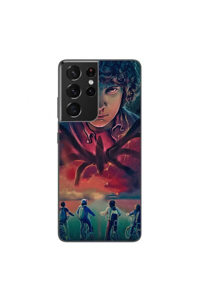 OEM Θήκη συμβατή με Samsung Galaxy S21 Ultra από σιλικόνη gel TPU με σχέδιο S...