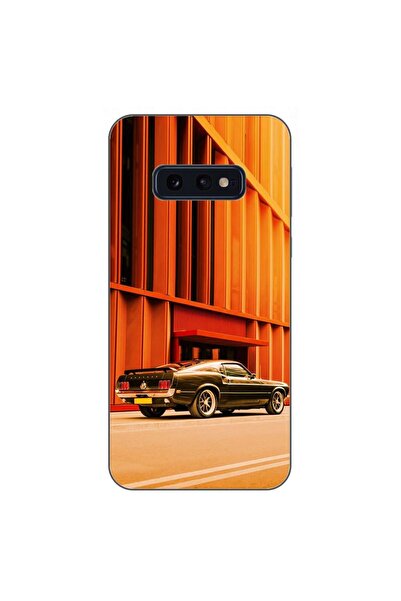 OEM Husa compatibila cu Samsung Galaxy S10e Silicon Gel Tpu Model Mustang Sunset