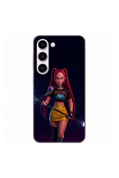 OEM Husa compatibila cu Samsung Galaxy S23 Silicon Gel Tpu Model KPop Demon H...