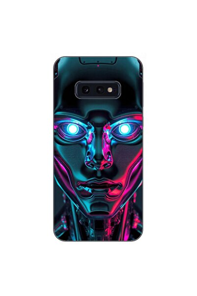 OEM Husa compatibila cu Samsung Galaxy S10e Silicon Gel Tpu Model Chrome Huma...