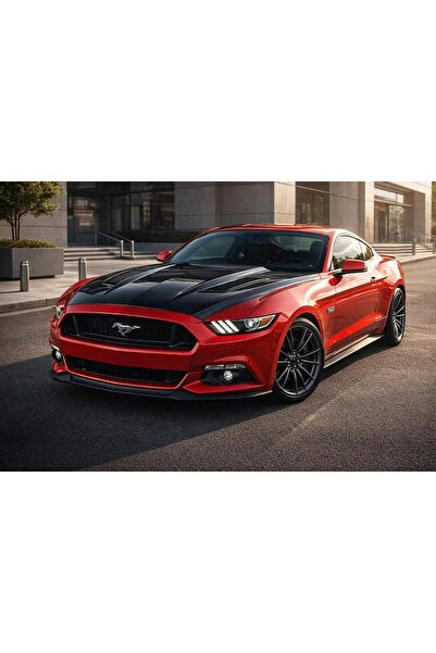 Alayjah Front Hood Bonnet Cover 1Pc Compatible with 2015-2017 Ford Mustang Wi...