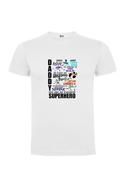 iLovePrints Daddy's Marvelous Heroes Tshirt
