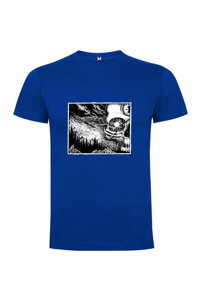 iLovePrints Monochrome Madness: Lovecraftian Eye Tshirt