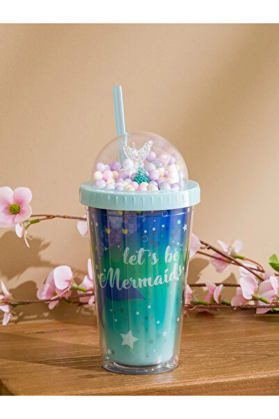 LC Waikiki Lcw Home Mixed Soft Drink Glass with Straw