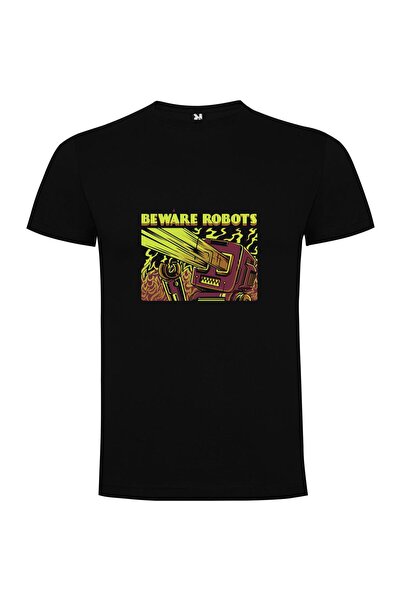 iLovePrints Robot Reign Warning Tshirt
