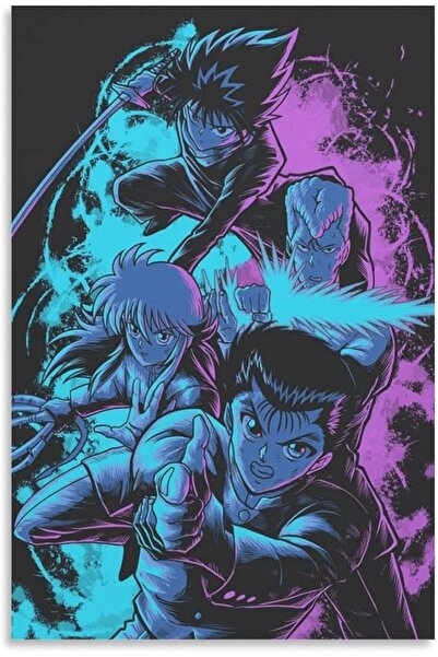 ESSESORIES Yu Yu Hakusho Unframe Aesthetic Poster Wall Art Room Decor Self Ad...