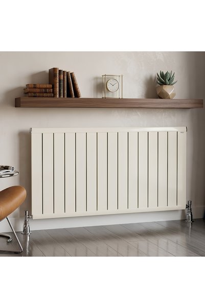 aeon sculptural heating Phoenix 60cm x 120cm (15 Dilimli) Kırık Beyaz RAL9010 Alüminyum Radyatör