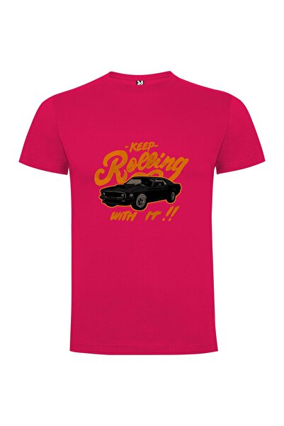 iLovePrints Retro Mustang Hotrod Tshirt