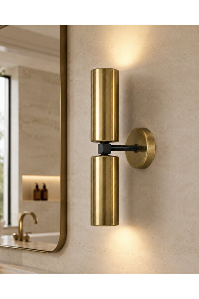 Bozyaka Aydınlatma Teo 2-Piece Decorative Coated Modern Metal Wall Sconce for...