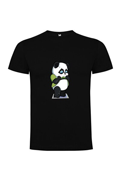 iLovePrints Panda on the Scale Tshirt