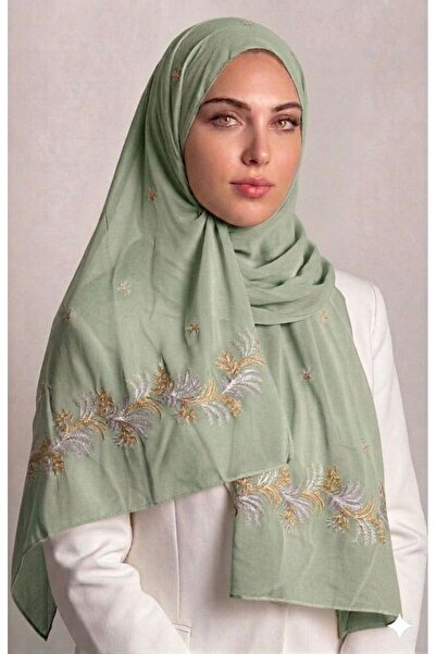 Veil Designer Boal Off White Gold Embroidery Full Embroidery 190*60 No Commen...