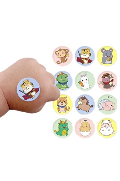 choice2 120pcs Pattern B 120pcs/Lot Cartoon Animal Pattern Band Aid Hemostasi...