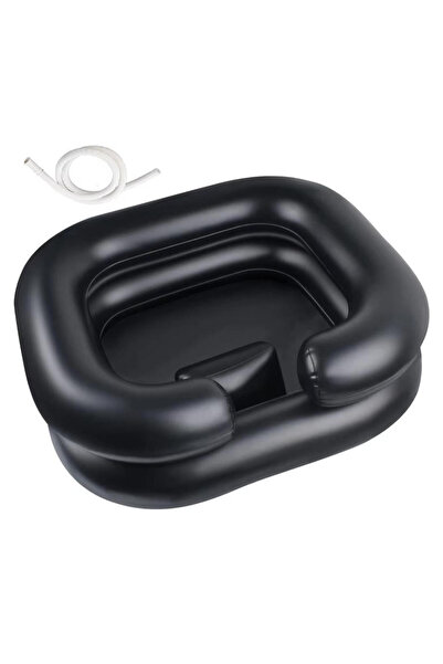 Choice1 black Inflatable Shampoo Basin - Portable Shampoo Bowl, Hair Wash Tub...