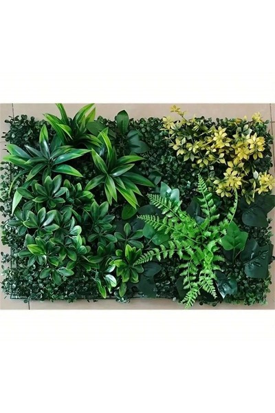 Choice 6C Artificial Green Wall Panels Faux Jungle Grass Decor for Home Garde...