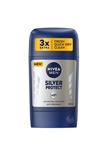 Nivea Men Stick antiperspirant Silver Protect, 48 h, 50 ml