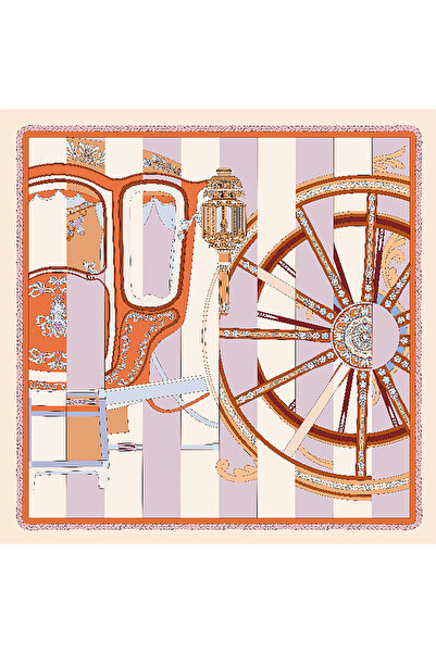 DESERTO Silk Satin Scarf 2026 Avantgarde Series 100% Silk 90X90