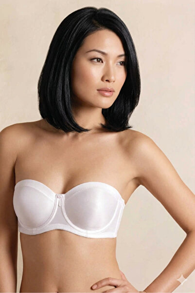 CSN CASANO Women's Strapless Minimizer (Reducing) Gathering Underwire Bra (Ne...