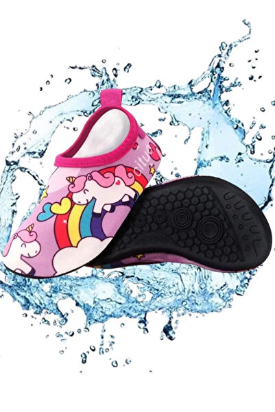 TAPIT Girls Boys Water Shoes Cartoon Unicorn Water Sport Shoes Quick Dry Hard...