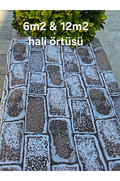 aktartekstil 6m2 - 12m2 Cotton Carpet Cover, Savanna, Picnic Cover Double-Sid...