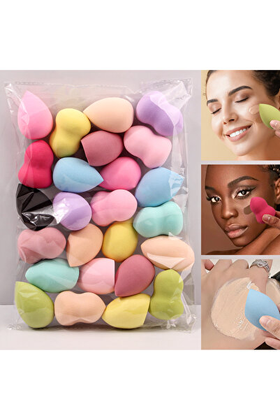Choice Big size Makeup Sponge,Color shapes randomly mix colors 25pcs Water Dr...