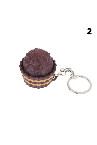 choice2 N2 SUSU 1PCS 3D Chocolate Keyboard Keychain Fidget Toys Push Stress R...