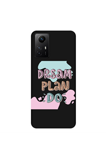 Other Xiaomi Redmi Note 12s Dream Plan Do Black Colored Silicone TPU Θήκη