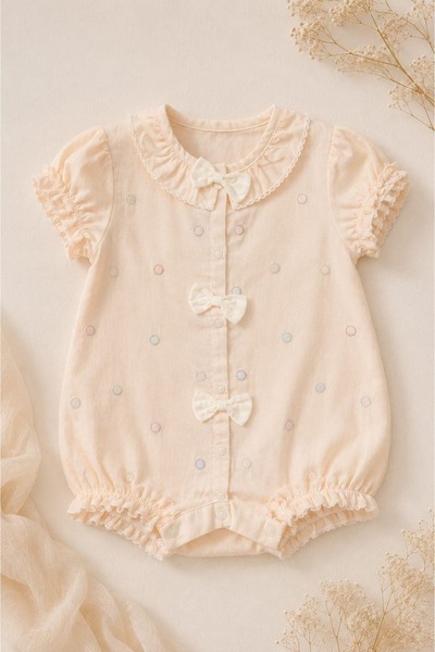 Gubi Kids FİYONKLU KIZ BEBEK TULUM