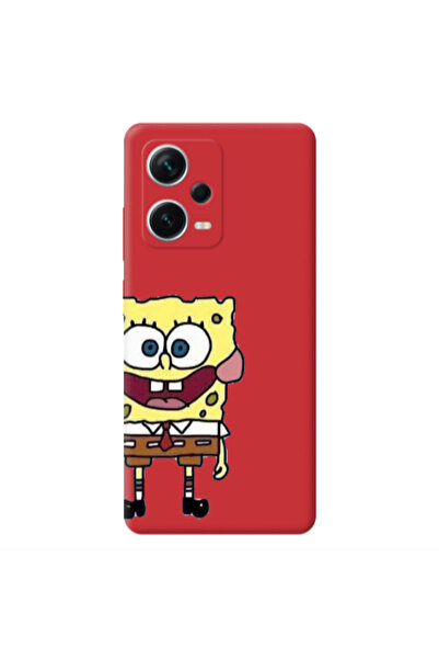 Other Xiaomi Poco X5 Spong 2 Red Colored Silicone TPU Θήκη