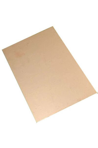 Generic لوح نحاسي مغطى بالزجاج فارغ أحادي الجانب 10 سم × 15 سم للوحات الدوائر...
