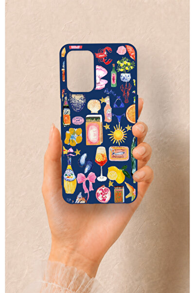 Vip Case Oppo A54 Uyumlu Summer Desenli Silikon Kılıf