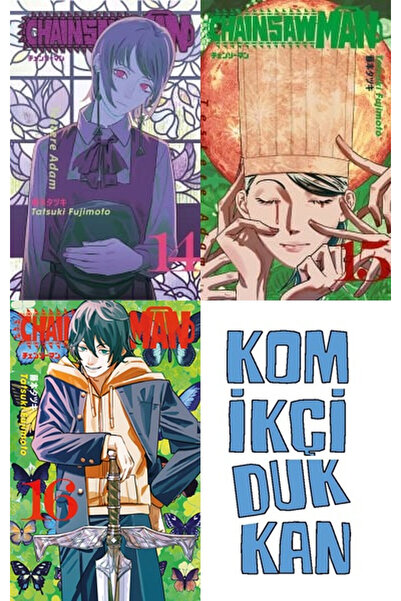Gerekli Şeyler Yayıncılık Chainsaw Man 14-15-16 SET (KD 3 KİTAP MANGA SET – A...