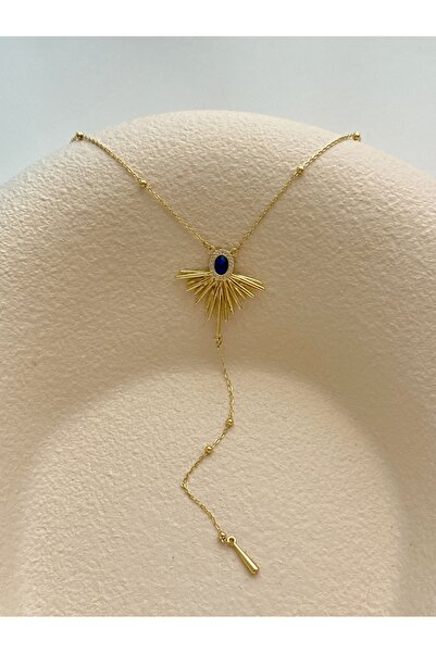 YOUES JEWELRY Steel Stone Y Necklace Women's Necklace