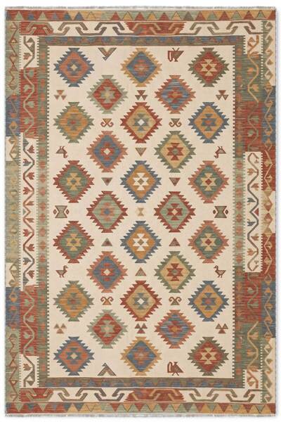 Pastel Home Renkli Bej Anadolu Kilim Şönil Halı Kilim Yolluk Mutfak Koridor B...