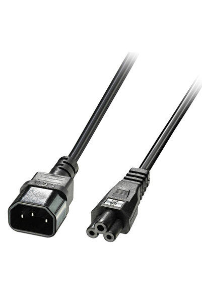 POWERTECH καλώδιο τροφοδοσίας CAB-P034, 0.75mm², copper, 1m, μαύρο