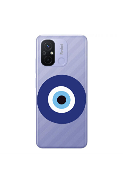 Other Xiaomi Redmi 12C Evil eye bead Transparent Silicone TPU Θήκη