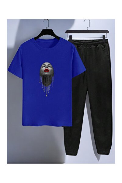 ZEMLİYA Sara Unisex Oversize Shorts Set Short Sleeve T-Shirt Comfortable Fit ...
