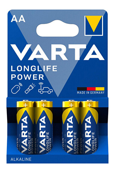 Varta αλκαλικές μπαταρίες Longlife Power, AA/LR6, 1.5V, 4τμχ
