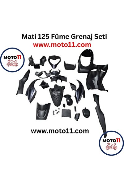 Kanuni Mati 125 Füme Gri Grenaj Seti | Moto11